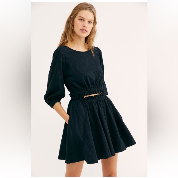 Free People Brentwood Mini Dress. - Picture 3 of 10